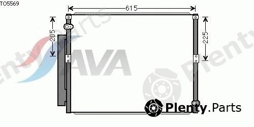  AVA QUALITY COOLING part TO5569 Condenser, air conditioning