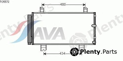  AVA QUALITY COOLING part TO5572 Condenser, air conditioning