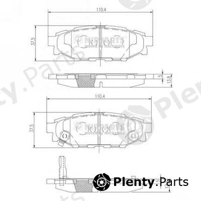  NIPPARTS part N3617004 Brake Pad Set, disc brake