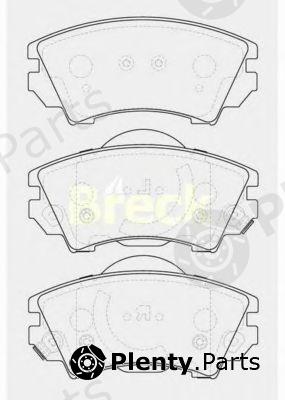  BRECK part 244120070110 Brake Pad Set, disc brake