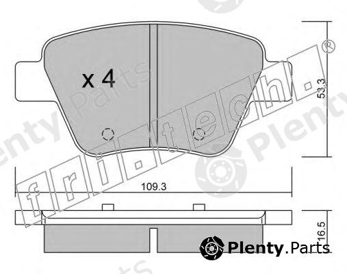  fri.tech. part 906.0 (9060) Brake Pad Set, disc brake