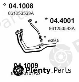  ASSO part 04.1009 (041009) Exhaust Pipe