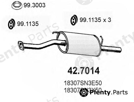 ASSO part 42.7014 (427014) End Silencer