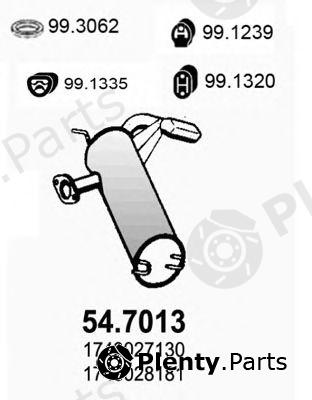  ASSO part 54.7013 (547013) End Silencer