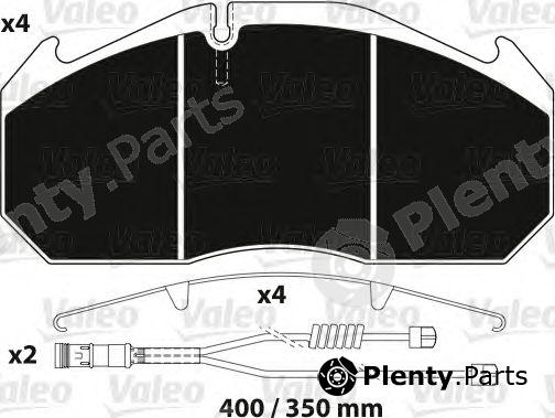  VALEO part 882216 Brake Pad Set, disc brake