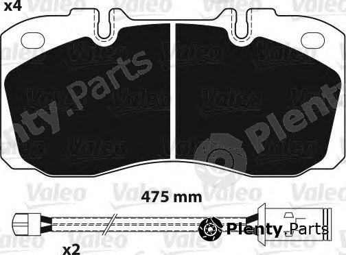  VALEO part 882233 Brake Pad Set, disc brake