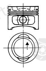  KOLBENSCHMIDT part 93893620 Piston