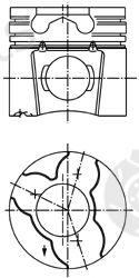  KOLBENSCHMIDT part 97412700 Piston