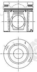  KOLBENSCHMIDT part 99374600 Piston