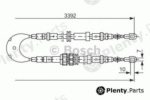  BOSCH part 1987477229 Cable, parking brake