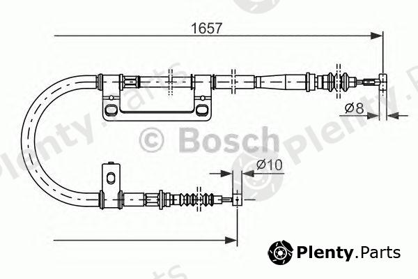  BOSCH part 1987477501 Cable, parking brake