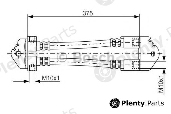  BOSCH part 1987481072 Brake Hose