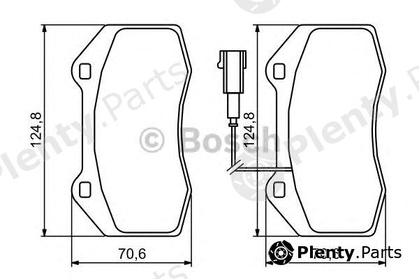  BOSCH part 0986494228 Brake Pad Set, disc brake