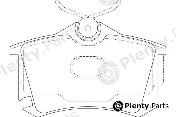  WAGNER part WBP23823A Brake Pad Set, disc brake