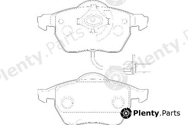  WAGNER part WBP20676A Brake Pad Set, disc brake