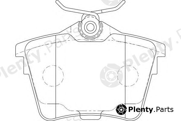  WAGNER part WBP24135A Brake Pad Set, disc brake