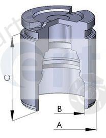  ERT part 150555-C (150555C) Piston, brake caliper