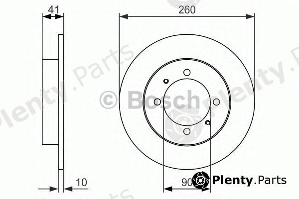  BOSCH part 0986479923 Brake Disc