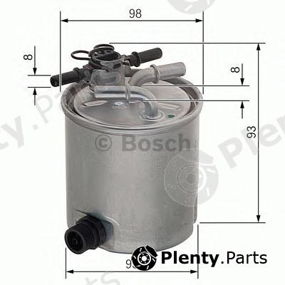  BOSCH part F026402072 Fuel filter