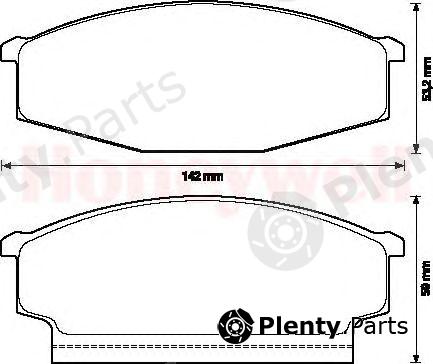  JURID part 572360J Brake Pad Set, disc brake