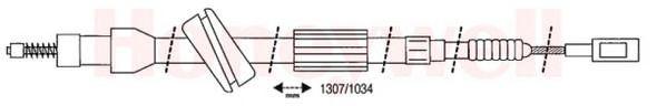  BENDIX part 432400B Cable, parking brake