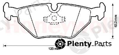  BENDIX part 571387B Brake Pad Set, disc brake