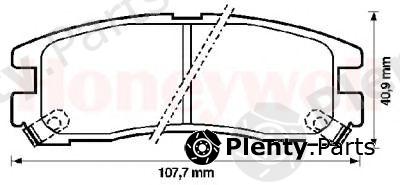  BENDIX part 572186B Brake Pad Set, disc brake