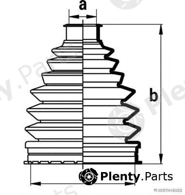  HERTH+BUSS JAKOPARTS part J2865017 Bellow Set, drive shaft