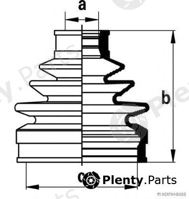  HERTH+BUSS JAKOPARTS part J2868004 Bellow Set, drive shaft