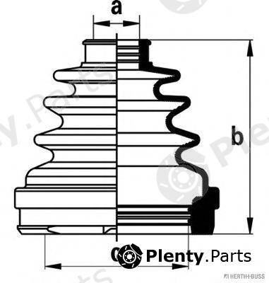  HERTH+BUSS JAKOPARTS part J2881027 Bellow Set, drive shaft