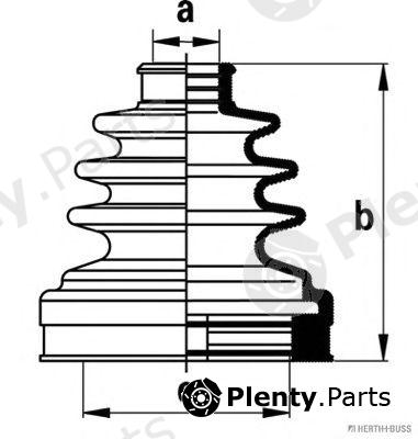  HERTH+BUSS JAKOPARTS part J2885016 Bellow Set, drive shaft