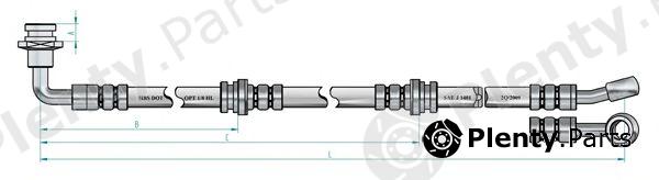  NK part 855220 Brake Hose