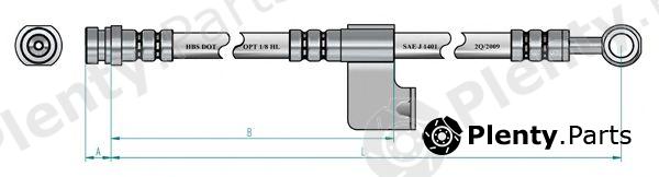  NK part 853433 Brake Hose