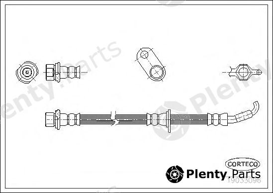  CORTECO part 19033096 Brake Hose