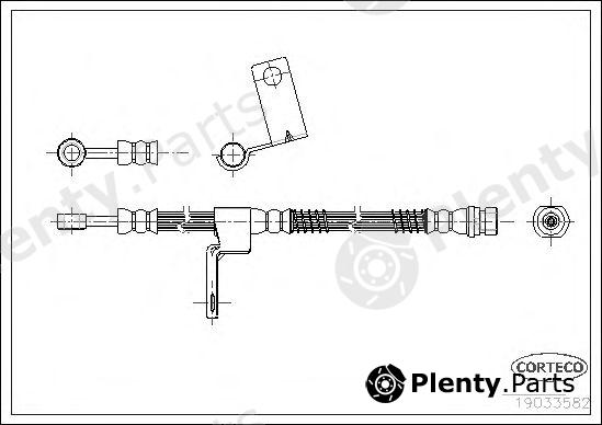  CORTECO part 19033582 Brake Hose