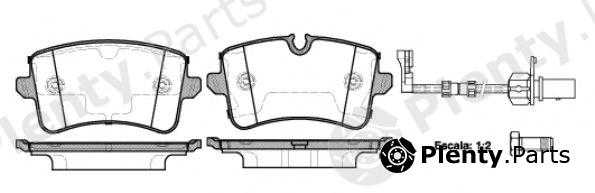  REMSA part 134320 Brake Pad Set, disc brake