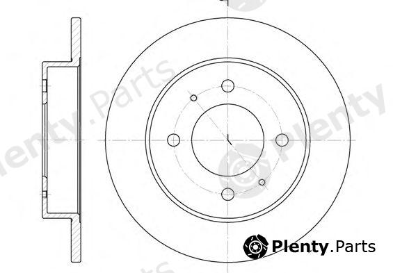  REMSA part 6627.00 (662700) Brake Disc