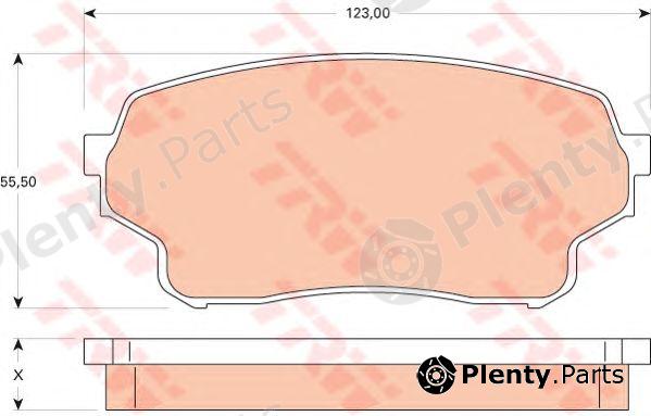  TRW part GDB3490 Brake Pad Set, disc brake