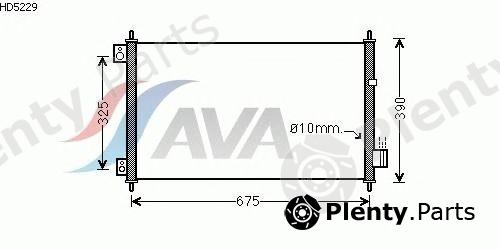  AVA QUALITY COOLING part HD5229 Condenser, air conditioning
