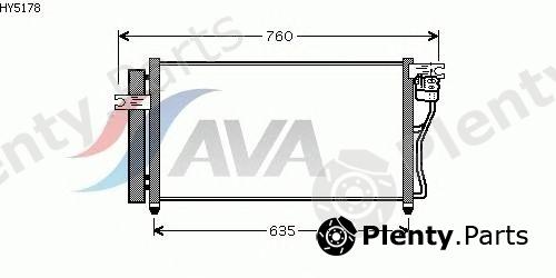  AVA QUALITY COOLING part HY5178 Condenser, air conditioning