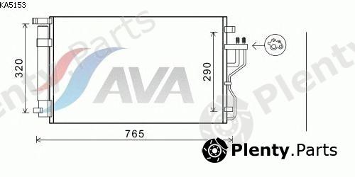  AVA QUALITY COOLING part KA5153 Condenser, air conditioning