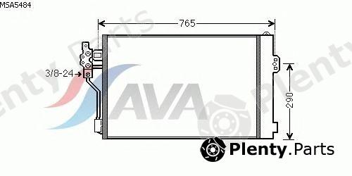  AVA QUALITY COOLING part MSA5484 Condenser, air conditioning