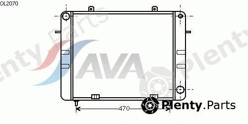  AVA QUALITY COOLING part OL2070 Radiator, engine cooling