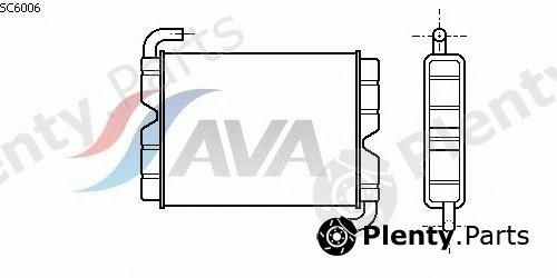  AVA QUALITY COOLING part SC6006 Heat Exchanger, interior heating