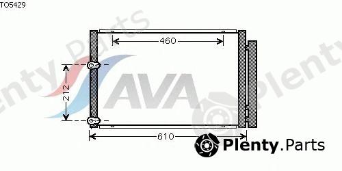  AVA QUALITY COOLING part TO5429 Condenser, air conditioning