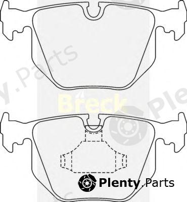  BRECK part 212820070200 Brake Pad Set, disc brake