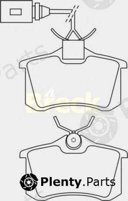  BRECK part 235541070410 Brake Pad Set, disc brake