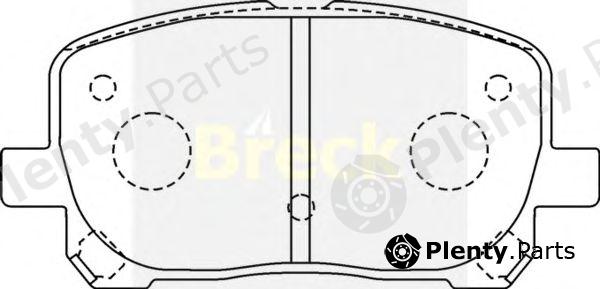  BRECK part 238360070100 Brake Pad Set, disc brake