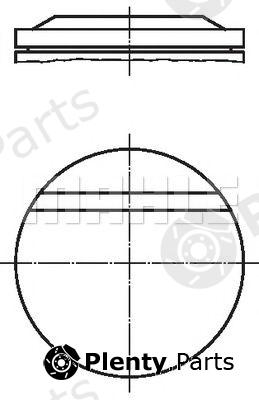  MAHLE ORIGINAL part 0027112 Piston