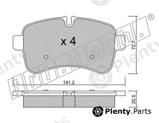  fri.tech. part 727.0 (7270) Brake Pad Set, disc brake